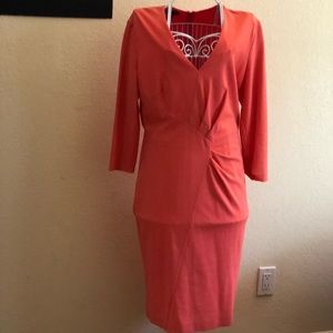 ✨Escada! Beautiful draped 3/4 sleeves dress